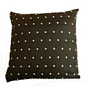 Black and White Silk Cushion