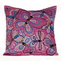 Butterfly Cushion, Pink