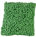 Cotton Chenille Loops cushion, Lime Green