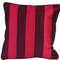 Stripes Cushion, Maroon